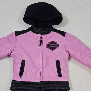 Kids Pink and Black Jacket